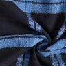 tessuto per cappotti, quadri e anelli – nero/blu,  thumbnail number 3