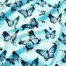 jersey di cotone Spruzzi di farfalle | Glitzerpüppi – blu ghiaccio,  thumbnail number 1