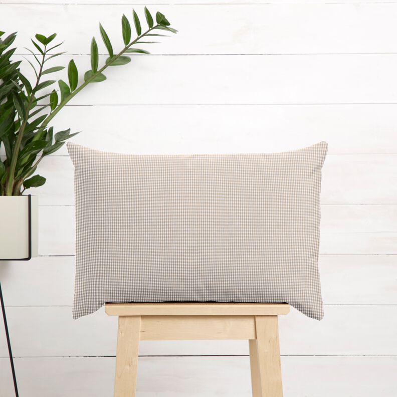 tessuto in cotone Quadro vichy 0,2 cm – anemone/bianco,  image number 6