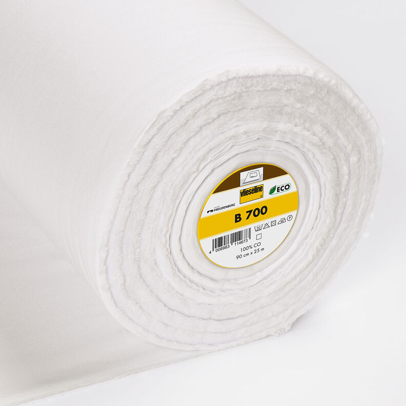 B 700 Inserto in tessuto ecologico | Vlieseline – bianco,  image number 1