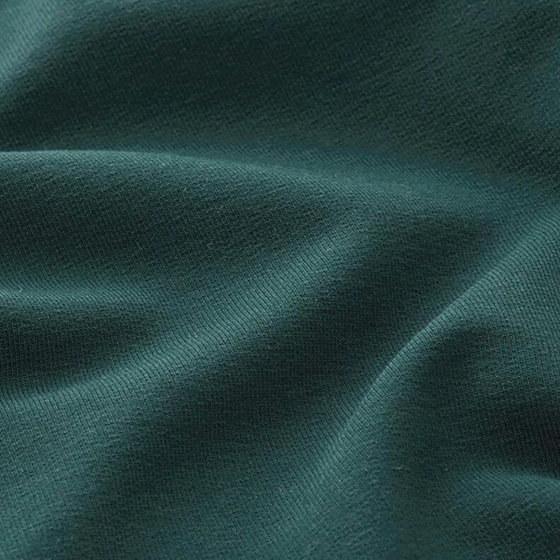 French terry leggero tinta unita – verde scuro,  image number 4