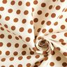 Pantaloni in tessuto elasticizzato a pois grandi – bianco/rame,  thumbnail number 3