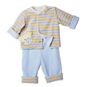 Completino baby: giacca /pantalone / tutina, Burda 9636, 