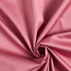 satin di cotone tinta unita – rosa antico scuro, 