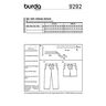 pantalone, Burda 9292 | 104-146,  thumbnail number 9