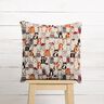 tessuto arredo mezzo panama Gatti eleganti – naturale/grigio,  thumbnail number 9
