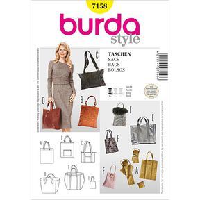 Borsa shopper / borsetta, Burda 7158, 