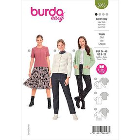 cardigan, Burda 6053 | 34-48, 