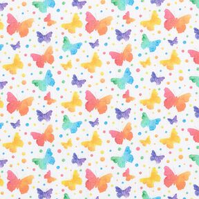 tessuto arredo satin di cotone farfalle, 