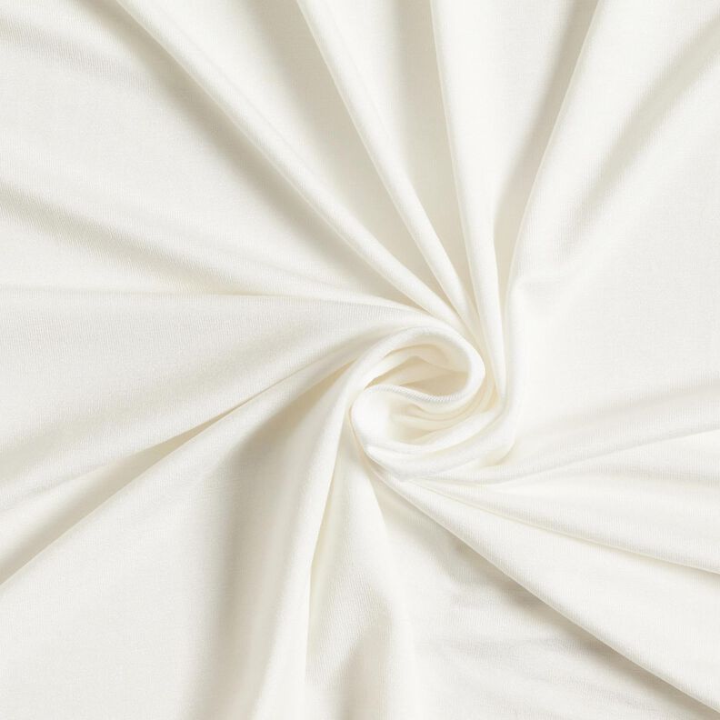 Jersey estivo in viscosa media – bianco lana,  image number 1
