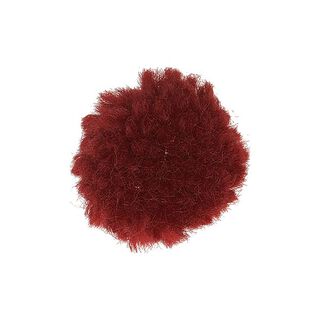 Set di pompon [ 12 pezzo/i / Ø25 mm  ] – rosso Bordeaux, 