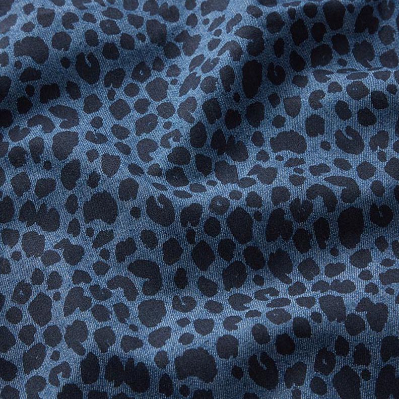 jeans stretch, stampa leopardata – colore blu jeans,  image number 2