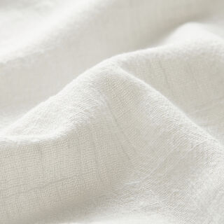 tessuto in cotone effetto lino – bianco lana, 