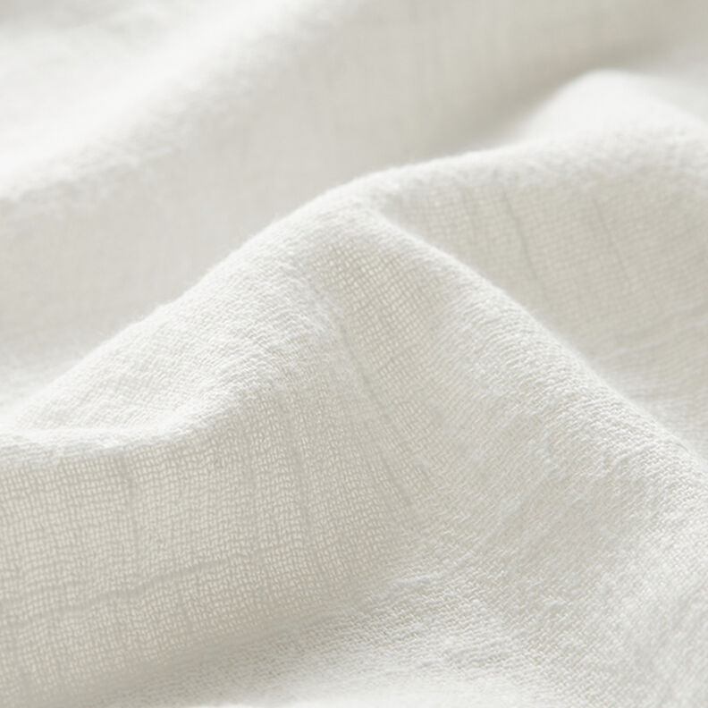 tessuto in cotone effetto lino – bianco lana,  image number 2