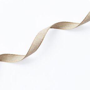 nastro tessuto lino/cotone [ 10 mm ] – beige, 