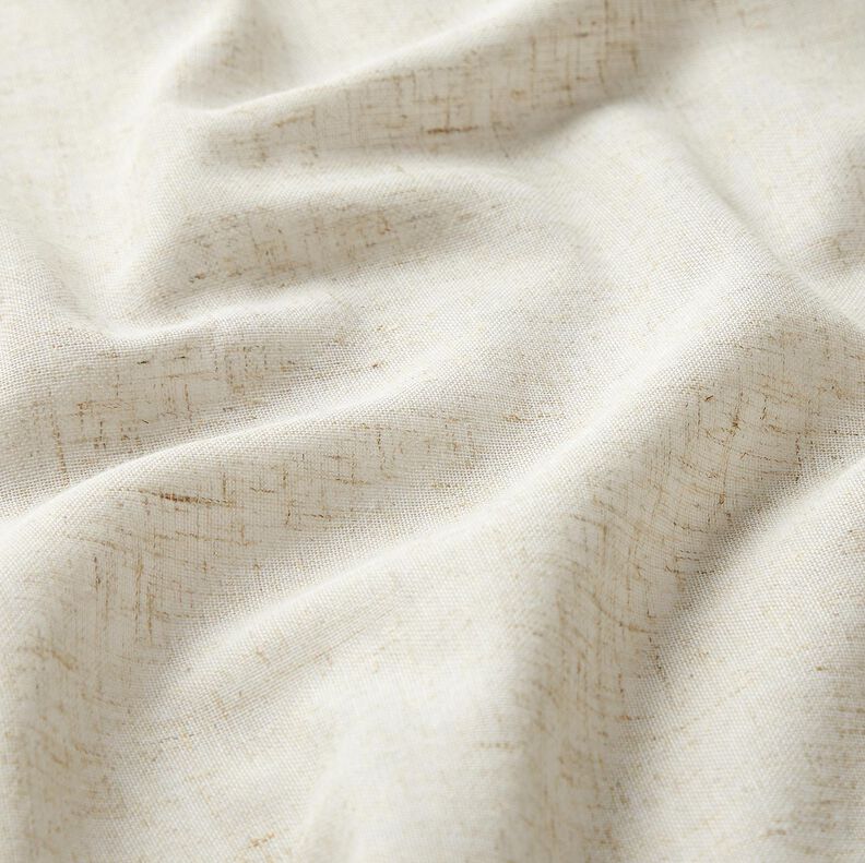 tessuto per tende a vetro misto lino tinta unita – naturale, image number 2