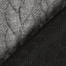 Jersey jacquard, cloqué, motivi a treccia – grigio chiaro,  thumbnail number 4