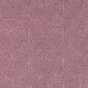 ecopelliccia fantasie a cuori | Poppy Fabrics – rosa antico scuro, 