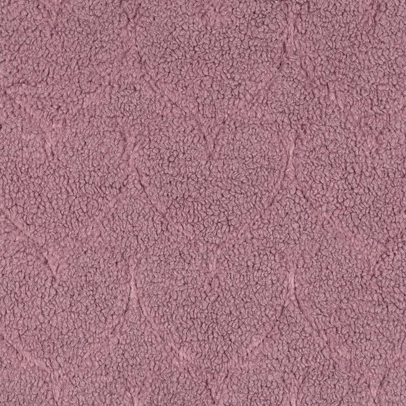 ecopelliccia fantasie a cuori | Poppy Fabrics – rosa antico scuro,  image number 1