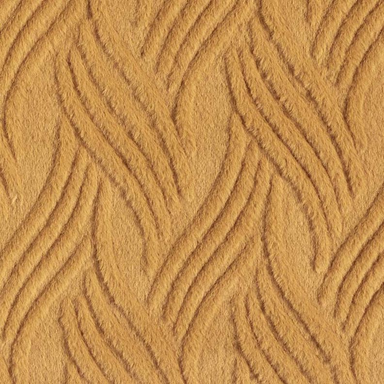 ecopelliccia linee ondulate – marrone capriolo, image number 1