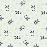 tessuto in cotone cretonne panda coccolone – verde,  thumbnail number 1