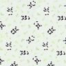 tessuto in cotone cretonne panda coccolone – verde,  thumbnail number 1