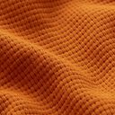 jersey di cotone, nido d’ape mini, tinta unita – terracotta, 