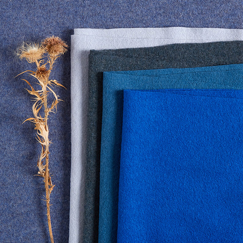 loden follato in lana – blu acciaio,  image number 6
