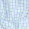 seersucker Misto cotone Controllo – azzurro/verde neon,  thumbnail number 2