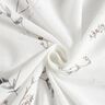 tessuto per tende a vetro voile delicati ramoscelli – bianco/grigio argento,  thumbnail number 3