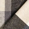 tessuto per cappotti Misto cotone Grandi quadri scozzesi – beige chiaro/argento anticato,  thumbnail number 4