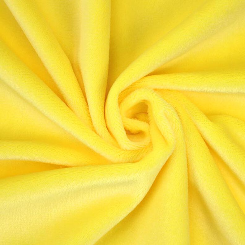 Vellutino nicki SHORTY [1 m x 0,75 m | altezza pelo: 1,5 mm]  - giallo | Kullaloo,  image number 2