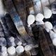 Batik con struttura a costine in pelle sintetica – grigio chiaro/blu,  thumbnail number 3