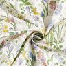 tessuto arredo mezzo panama Coniglietti nel prato fiorito – avorio/rosa chiaro,  thumbnail number 3