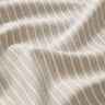 misto cotone-lino righe ampie – tortora chiaro/bianco,  thumbnail number 2
