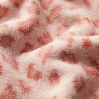 soffice pile motivo leopardato – rosé/rosa anticato, 