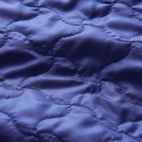 Tessuto trapuntato a rombi astratti – blu marino, 