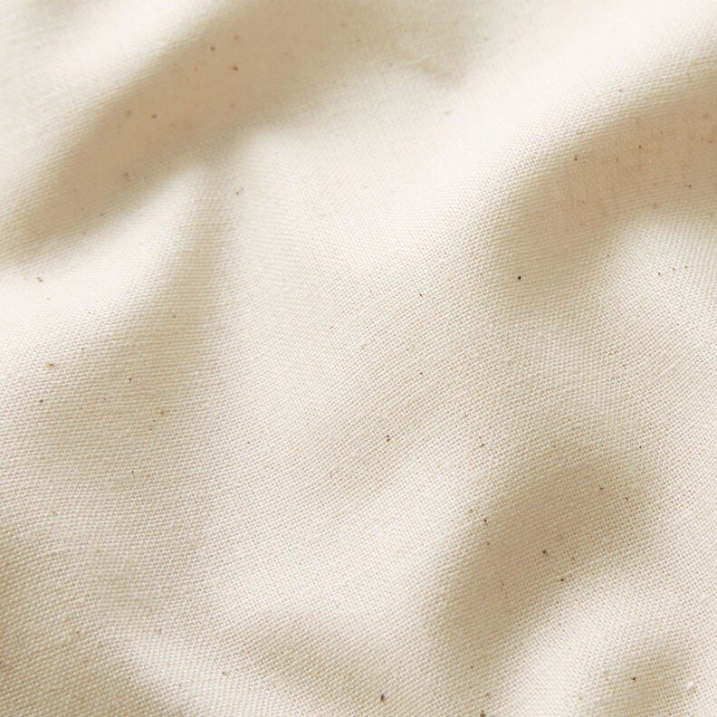 tessuto in cotone cretonne tinta unita – crema,  image number 2