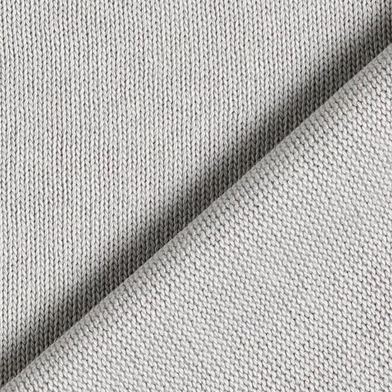 tessuto in maglia di cotone – grigio chiaro,  image number 3