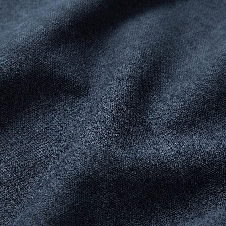 tessuto da tappezzeria Classico tinta unita – nero-azzurro,  image number 2