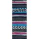 LANDLUST Sockenwolle „Bunte Bänder“, 100g | Lana Grossa – antracite/azzurro,  thumbnail number 2