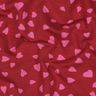 felpa estiva cuori | Poppy Fabrics – rosso scuro/pink,  thumbnail number 2