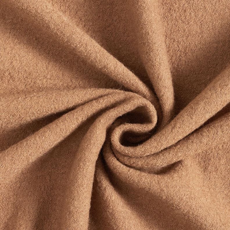 Tessuto leggero in maglia in misto viscosa e lana – moca,  image number 1