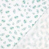 GOTS mussolina / tessuto doppio increspato Foglie della giungla | by Poppy – bianco/menta chiaro,  thumbnail number 4