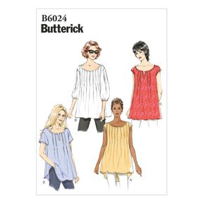 top, Butterick 6024|32 - 40, 