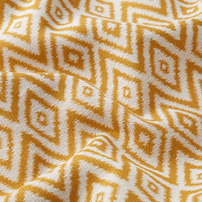 Tessuto jacquard da esterni stile etnico – senape, 