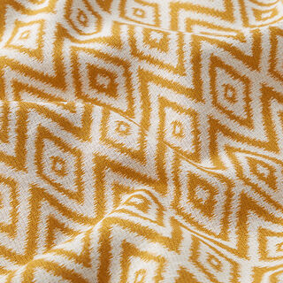 Tessuto jacquard da esterni stile etnico – senape, 