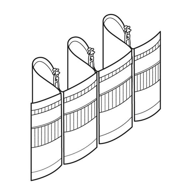 Nastro plissettato per tende 1x, 90mm | Gerster,  image number 5