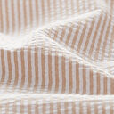 seersucker misto cotone, righe – beige/bianco lana, 