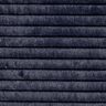 Pelliccia sintetica a righe orizzontali larghe – blu notte,  thumbnail number 1